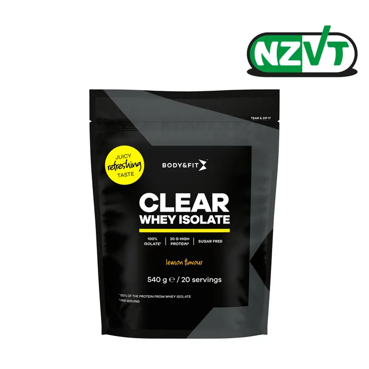 Officiële productfoto van Body & Fit Clear Whey Isolate - NZVT.