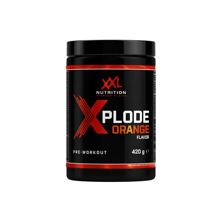 Officiële productfoto van XXL Nutrition Xplode Pre-Workout.