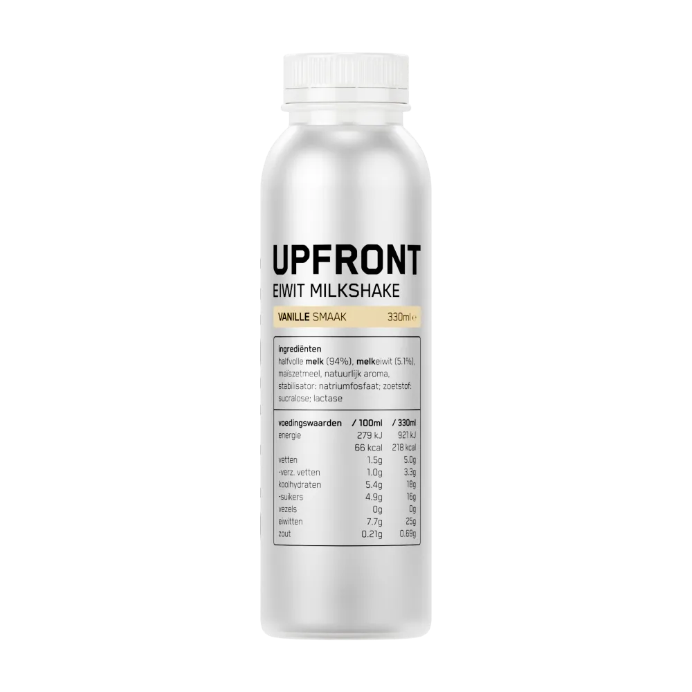 Officiële productfoto van Upfront Eiwit Milkshake.